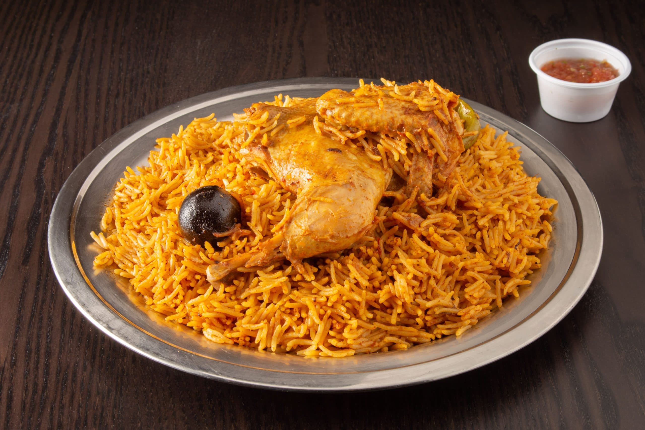 دجاج مضغوط مع الرز